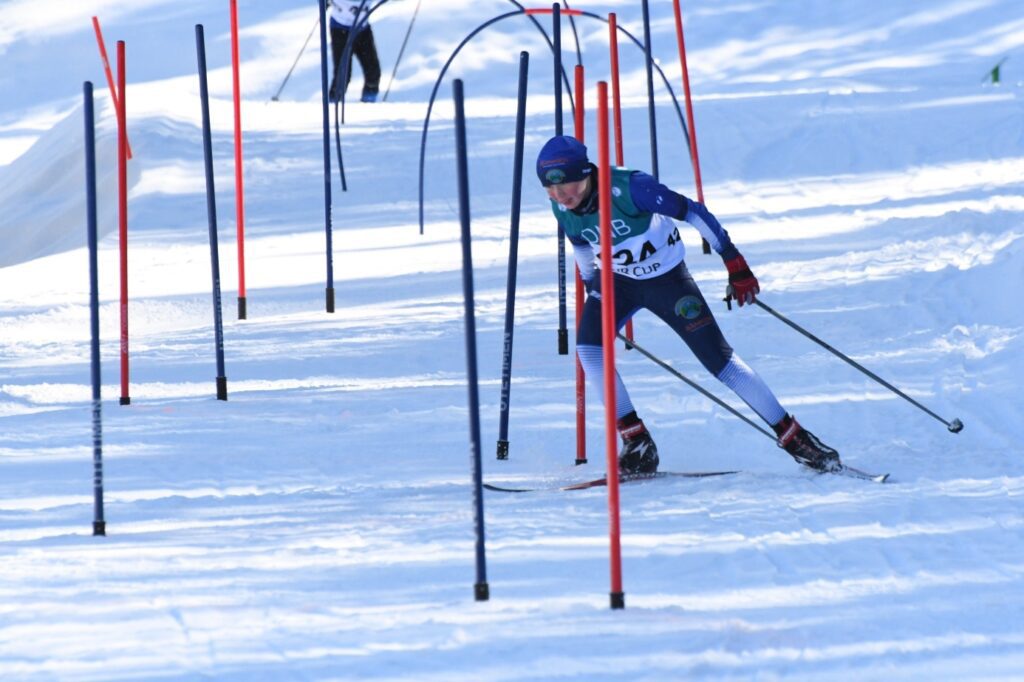 Et bilde som inneholder utendørs, gå på ski, snø, person Automatisk generert beskrivelse