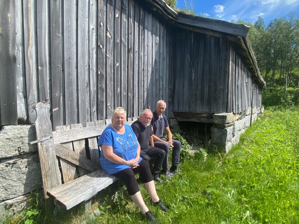 Bygninger forfaller uten vedlikehold, sier Torbjørg Haugen, Odd Kvinen og Magnar Undheim. Arkivfoto.