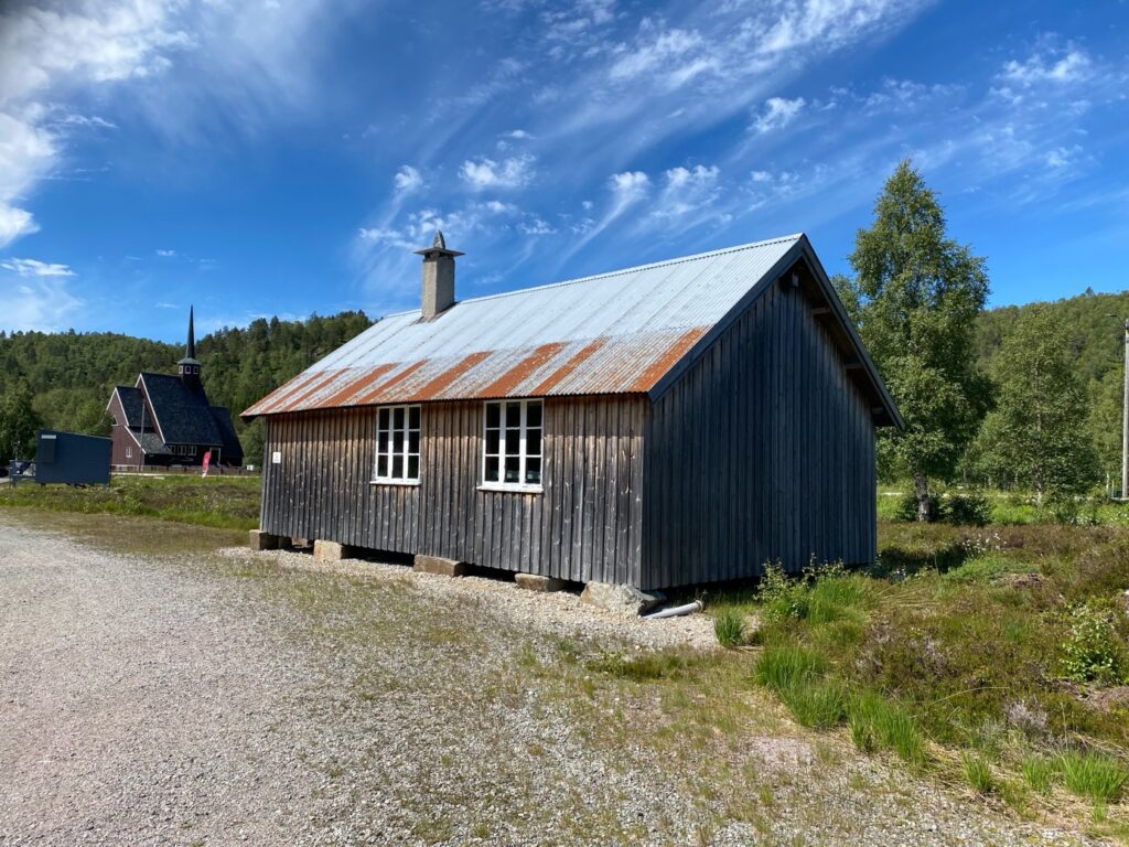 Et av de gamle husene på Bygdetunet. Arkivfoto.