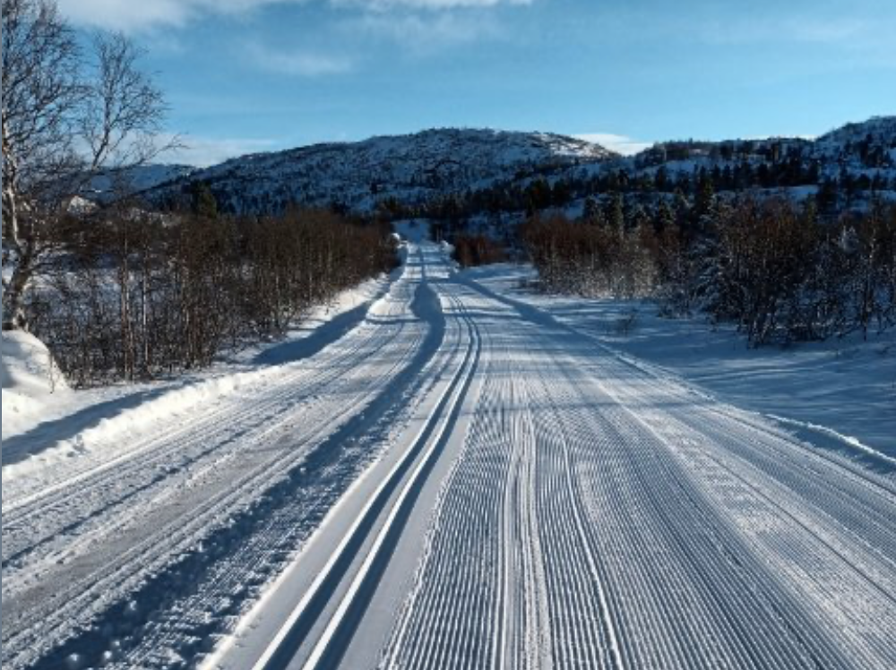 Et bilde som inneholder utendørs, snø, himmel, scene Automatisk generert beskrivelse