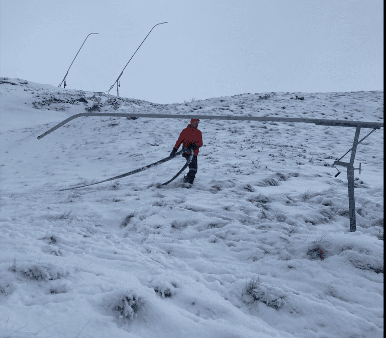 Et bilde som inneholder utendørs, snø, skisport, vinter Automatisk generert beskrivelse