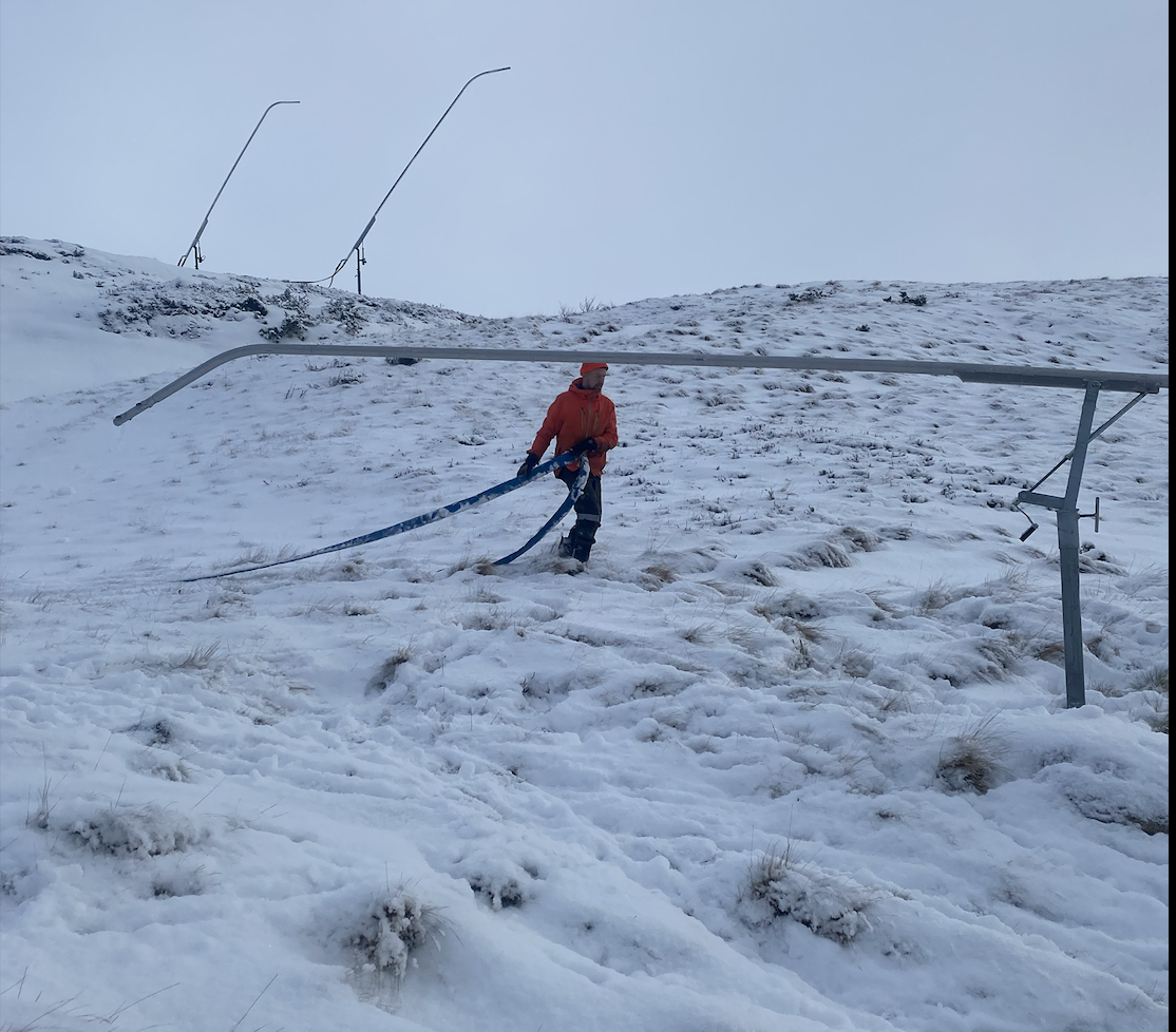 Et bilde som inneholder utendørs, snø, skisport, vinter Automatisk generert beskrivelse