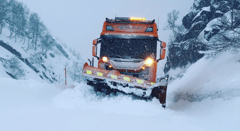 Et bilde som inneholder utendørs, snø, tre, himmel Automatisk generert beskrivelse